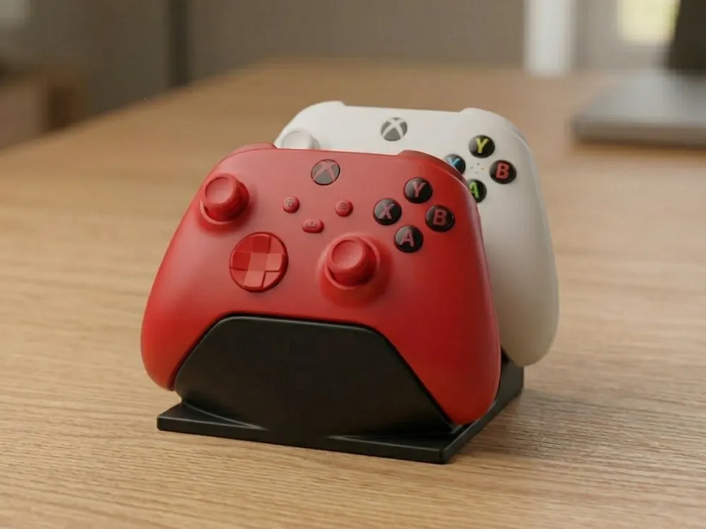 Dual Xbox Controller Stand - Free 3D Print Model - MakerWorld