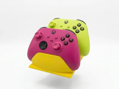 Dual Xbox Controller Stand - Free 3D Print Model - MakerWorld