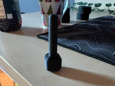 Pin for securing the 3D printer plate