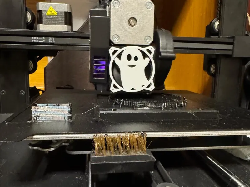 Estación de limpieza de boquilla ender 3 v3 se