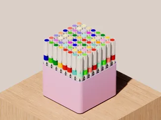 Marker organizer - 64 divisions