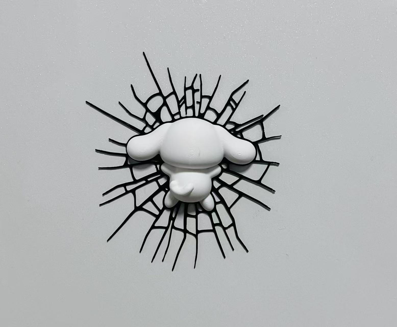 Cinnamoroll Crashing into the Wall - Free 3D Print Model - MakerWorld