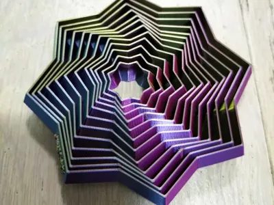 Layered Fidget Star
