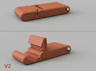 Foldable key phone stand