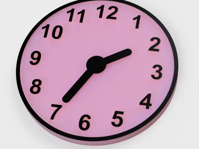 Dollhouse clock