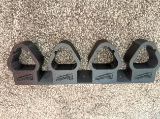 Milwaukee 3x and 4x m12 Battery Wall Mount 