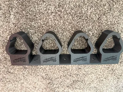 Milwaukee 3x and 4x m12 Battery Wall Mount 