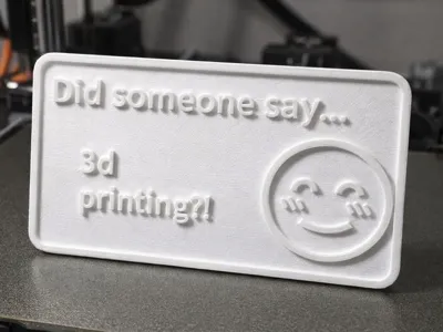 Did someone say...3d printing?!