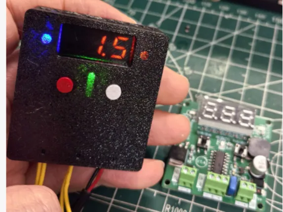 12V可视化卷纸机控制器外壳 4cm PCB用
