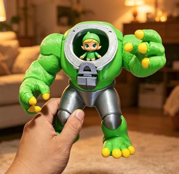 18cm Hulk Exoskeleton Armor / Figure Storage / (Fully separated parts ...