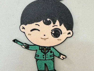 School Cultural and Creative Keychain