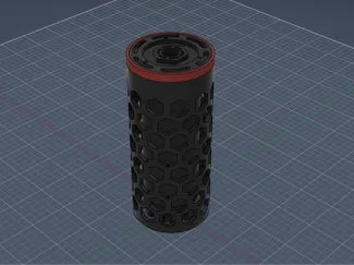SUPRESSOR HONEYCOMB 14CCW AIRSOFT
