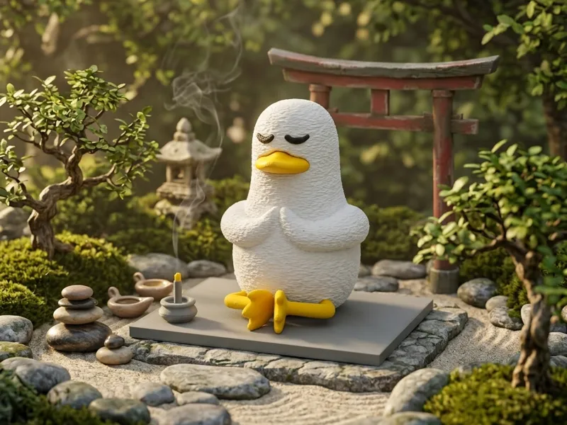 冥思鸭
