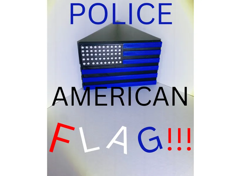 POLICE AMERICAN FLAG!!!