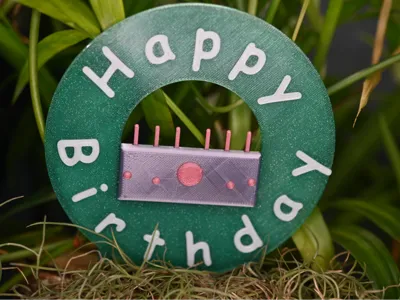 Birthday Cake Cake Topper