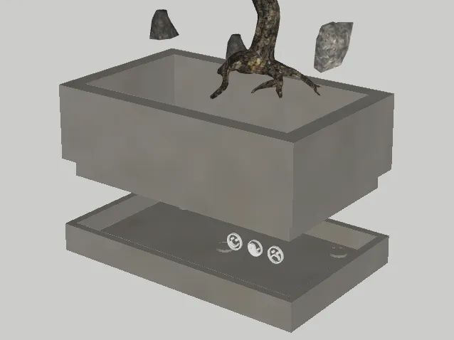 maseta bonsai contemporanea