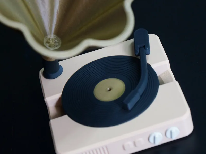 Gramophone Coaster Set
