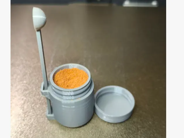 带勺喂食小罐
