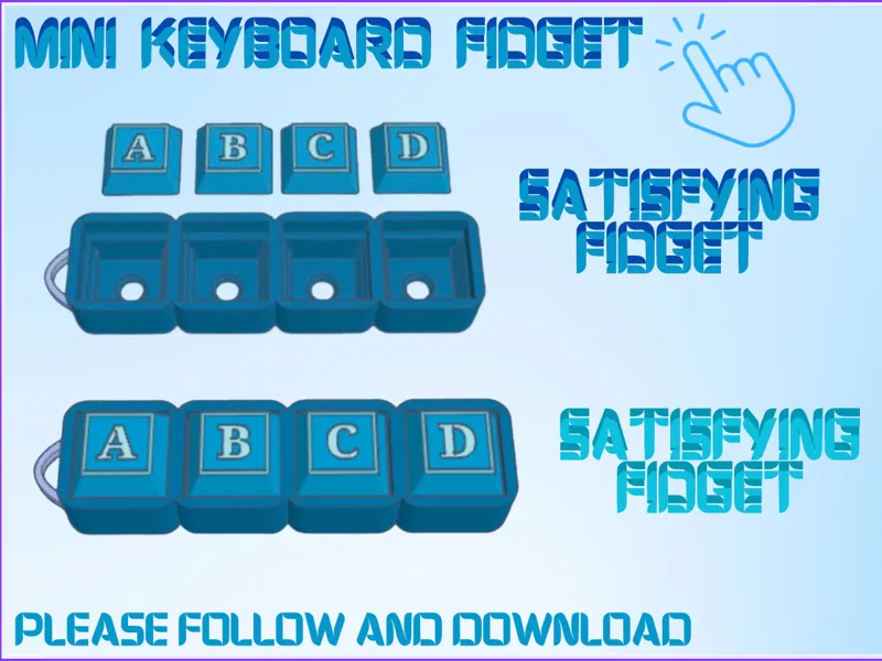 Mini Keyboard fidget