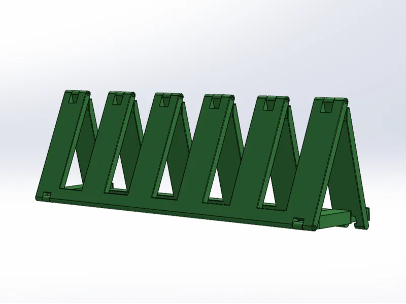 Foldable gunpla/plastic model runner holder