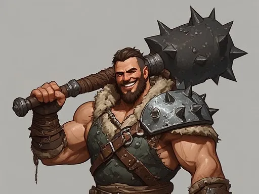 Big Spiked Club Hero