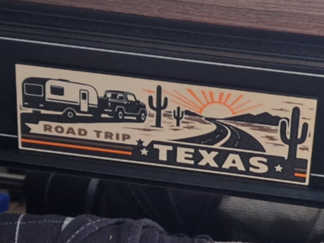 Texas Road Trip Magnet