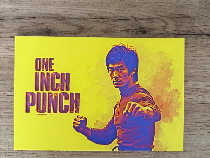 Hue Forge Bruce Lee ONE INCH PUNCH