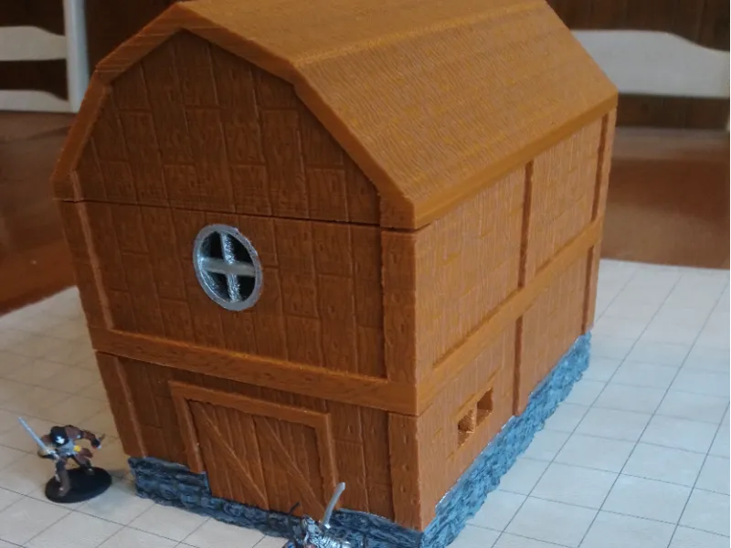 Barn 28mm scale TTRPG