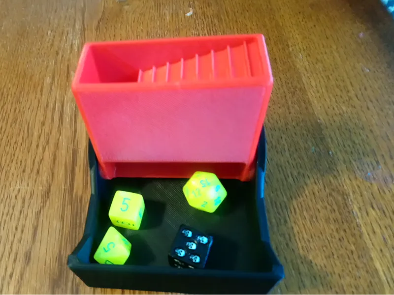 Portable dice tower/storage