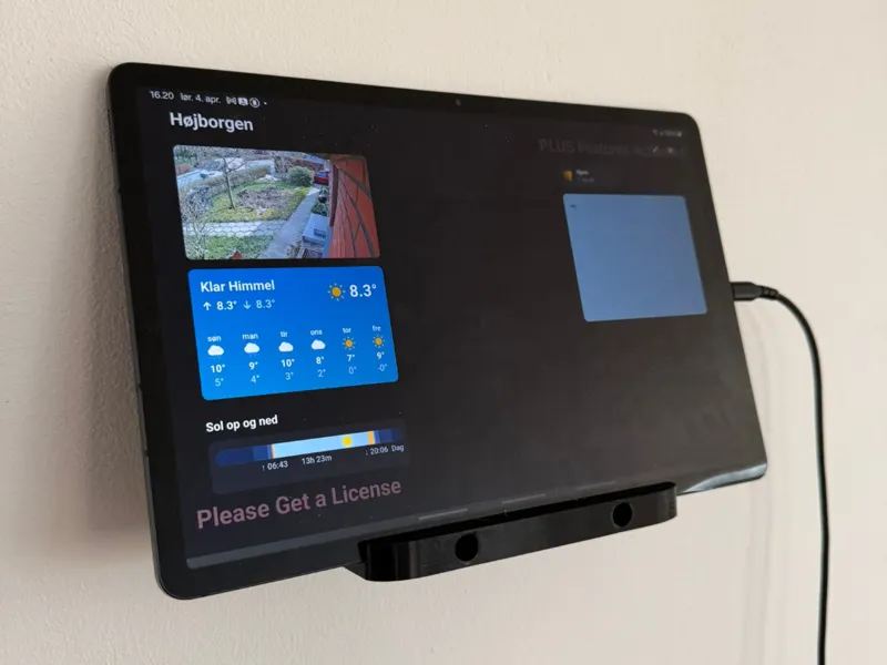 Tablet wallMount