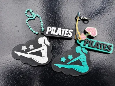 Pilates Keychain