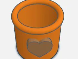 Vaso simples de flores