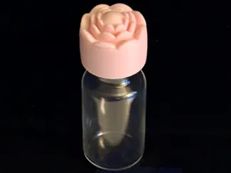 Rose Flower 3mL Vial Cap