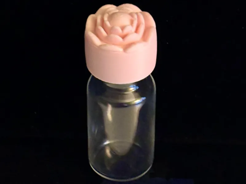 Rose Flower 3mL Vial Cap