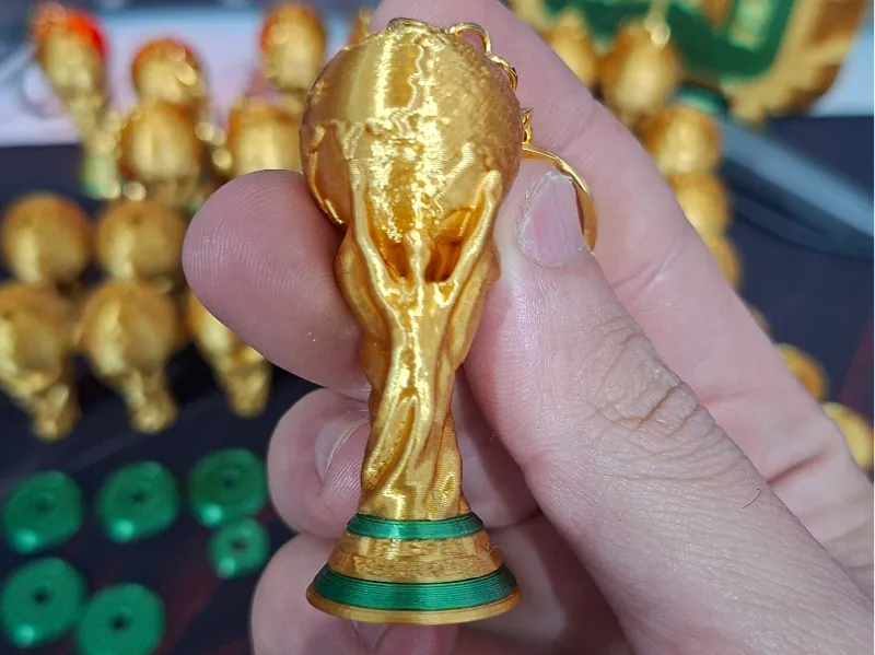 Chaveiro Taça do Mundo em Partes-Multicolor Manual
