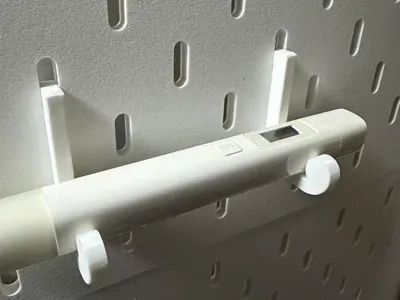 Xiaomi Mijia Water Quality Monitor TDS Test Pen IKEA Pegboard Hanger Hook (Suitable for 5MM IKEA Pegboard)