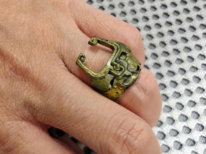 黄昏公主 米多娜 皇冠戒指 midna twilight princess crown ring