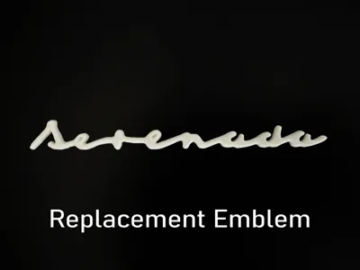 Serenada Radio Replacement Emblem