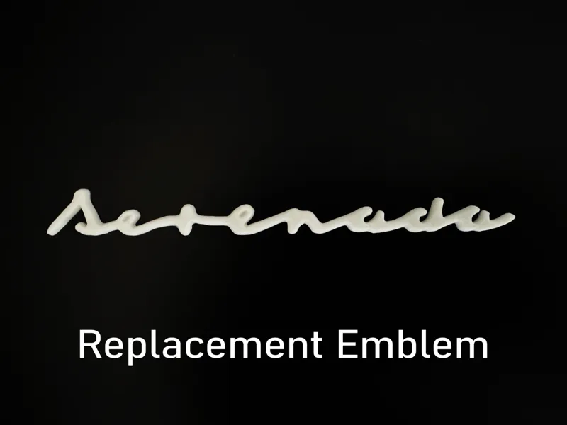 Serenada Radio Replacement Emblem