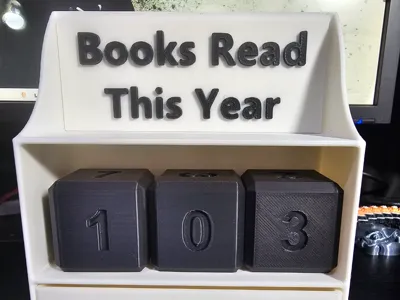 Books Read Counter 