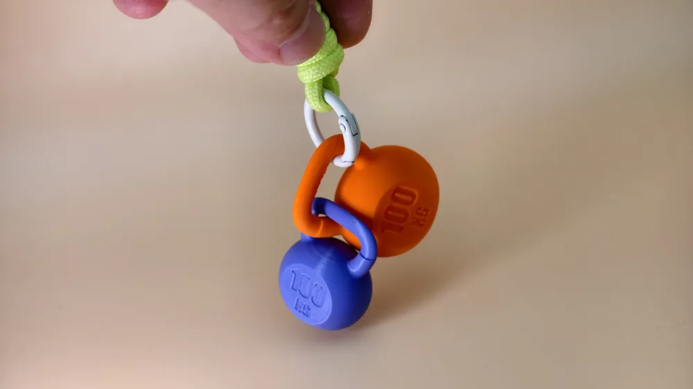 [Fitness Charm] Incredible Kettlebell - Free 3D Print Model - MakerWorld