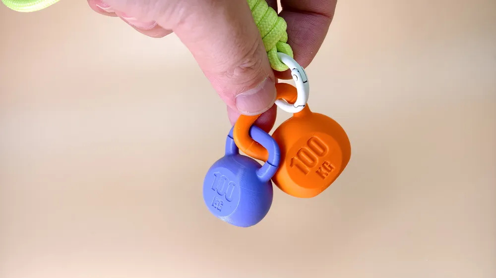 [Fitness Charm] Incredible Kettlebell - Free 3D Print Model - MakerWorld