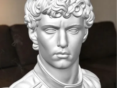Andrea Kimi Antonelli Bust | Motorsport Fan Art