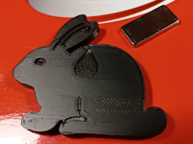Fridge magnet Rabbit 2023