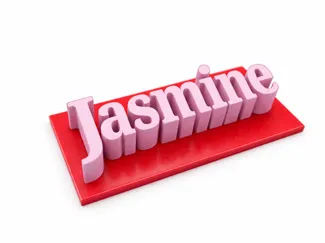 Jasmine name plate 