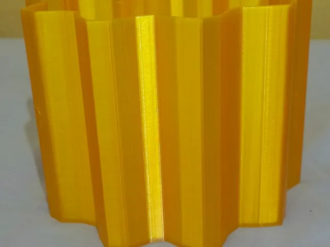 vaso  petg  amarelo