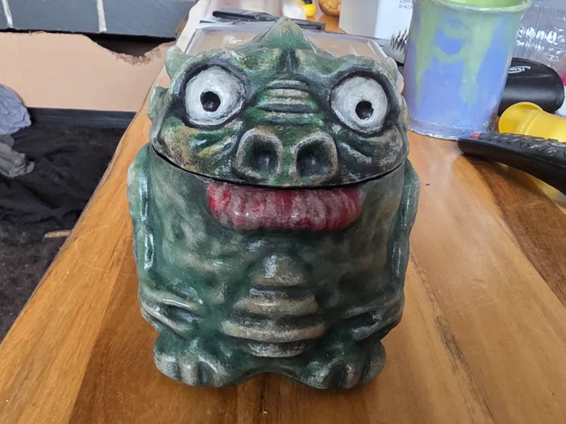 norman, candy jar, cookie jar,  storage
