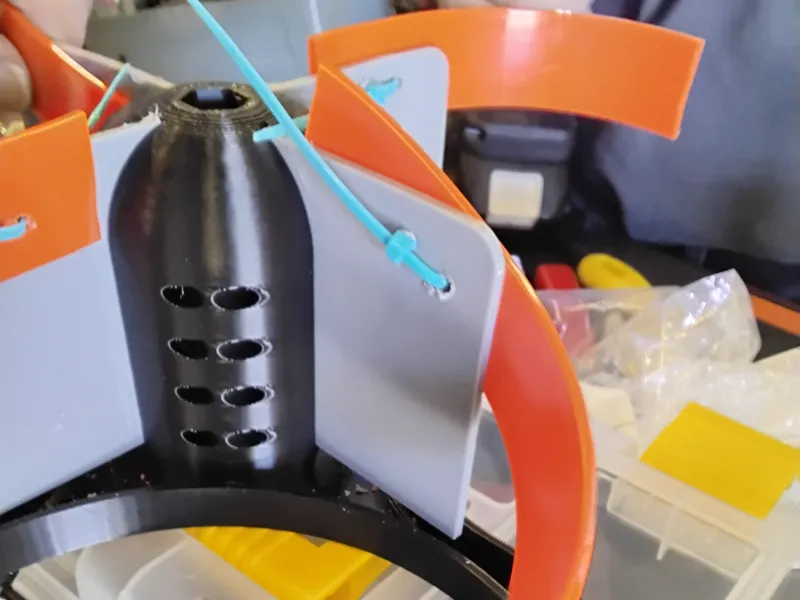 Rubber scraper tpu spindexer