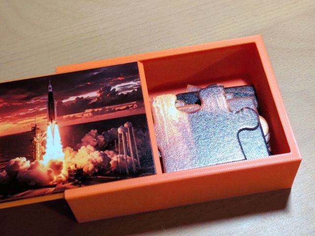 Box with Slide Lid - Custom Size - No Supports