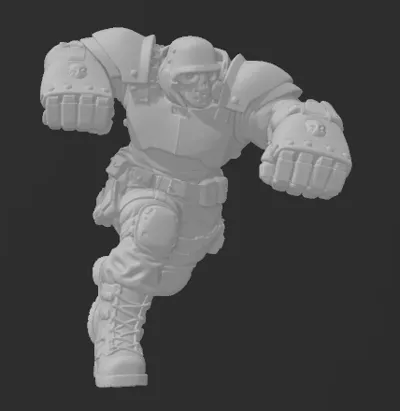 MERC - Anime Inspired Armor - Powerfist Pugilist - Free 3D Print Model ...